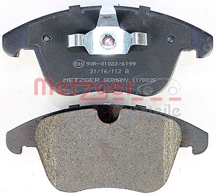 METZGER 1170035 GREENPARTS Bremsbelagsatz, Scheibenbremse
